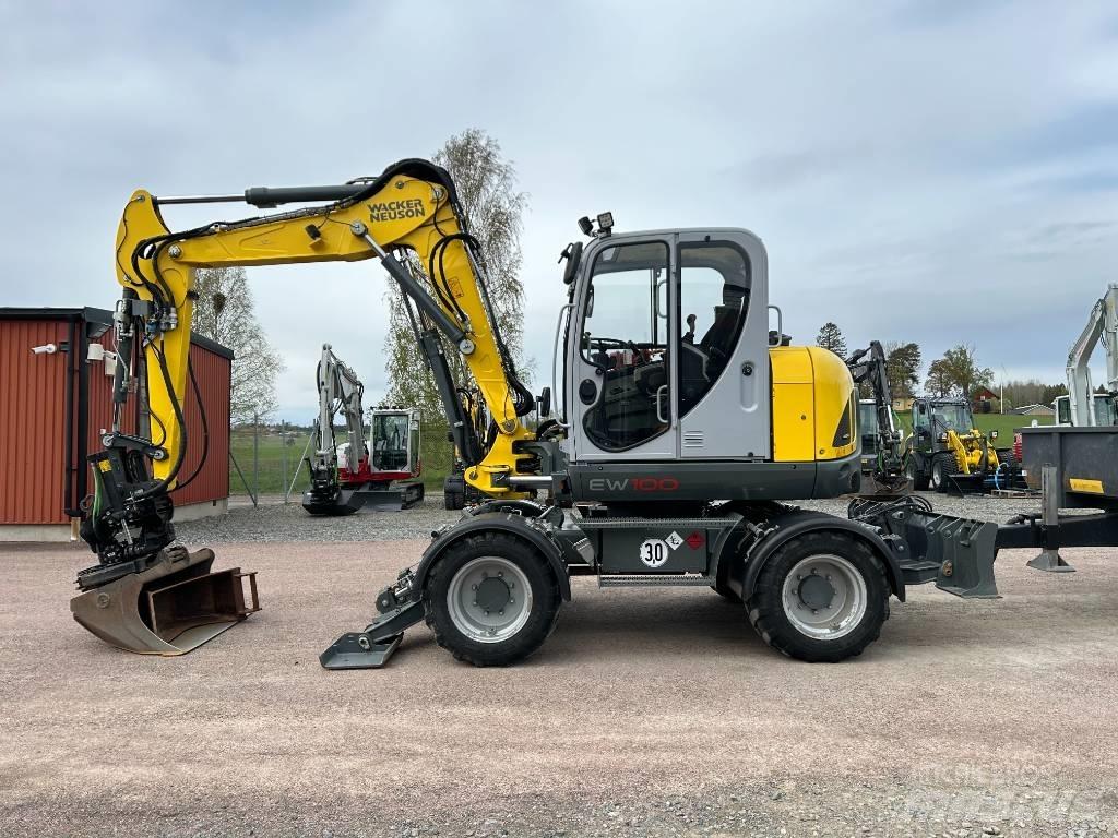Wacker Neuson EW100 Pelle sur pneus