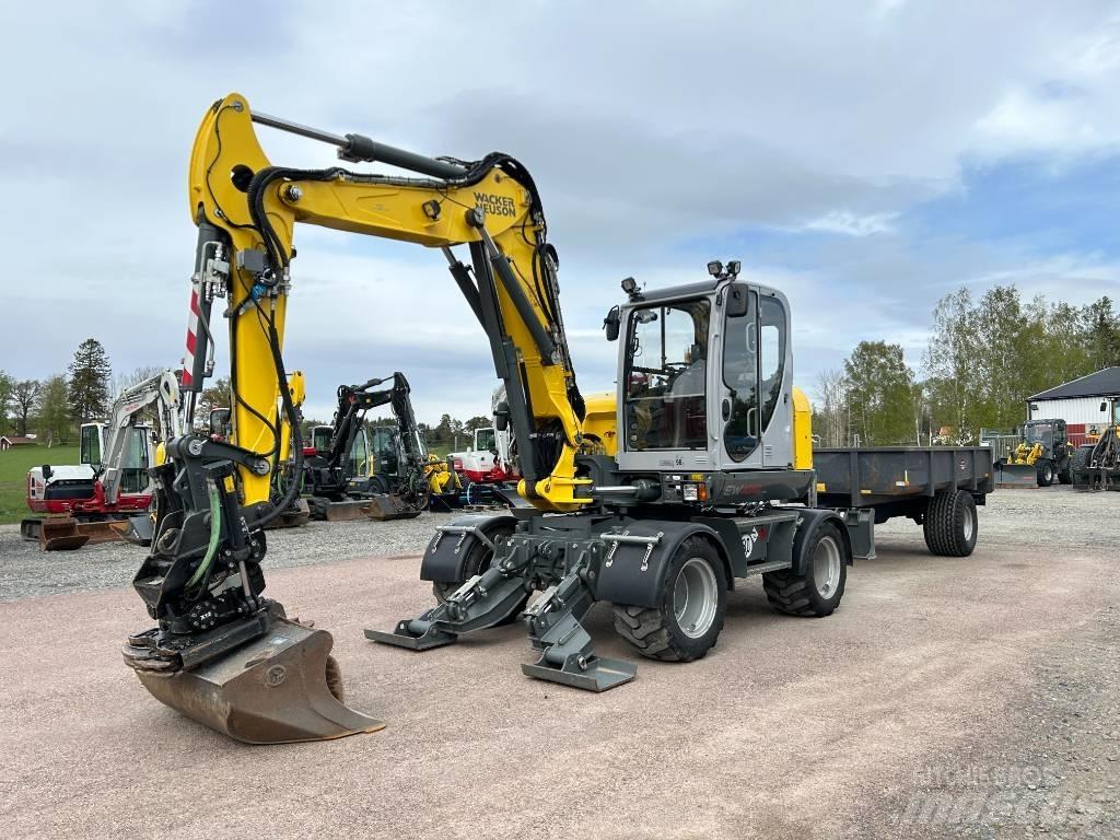 Wacker Neuson EW100 Pelle sur pneus