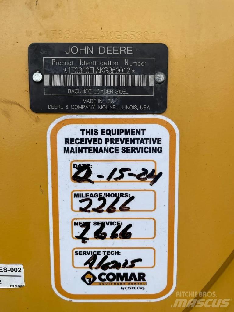 John Deere 310L EP Tractopelle