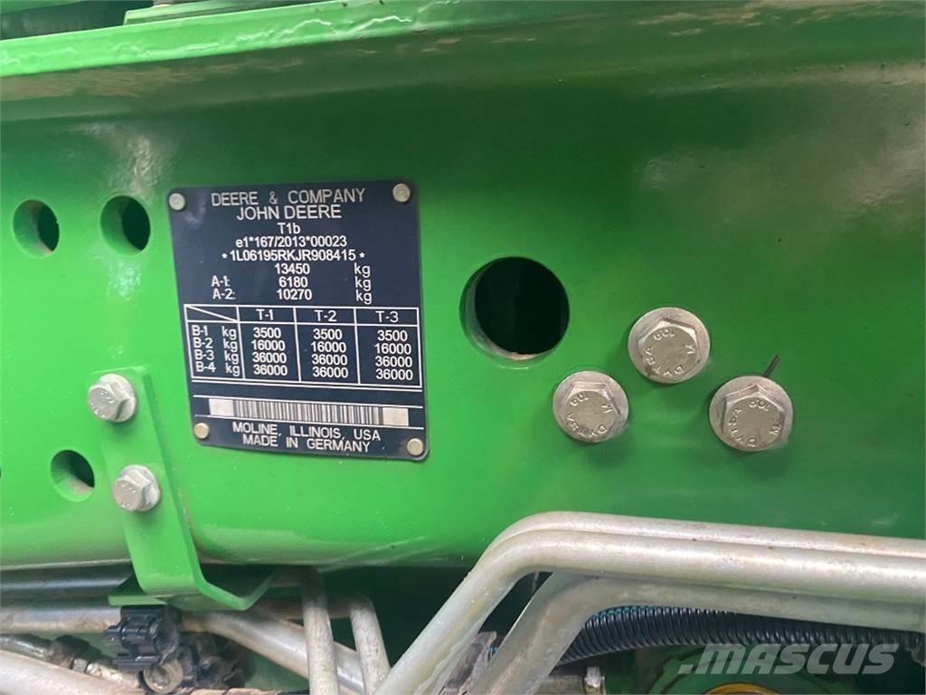 John Deere 6195R Tracteur