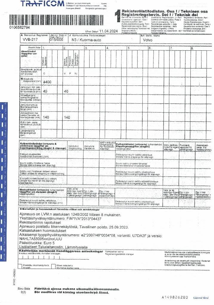 Volvo FL 240 Camion Fourgon