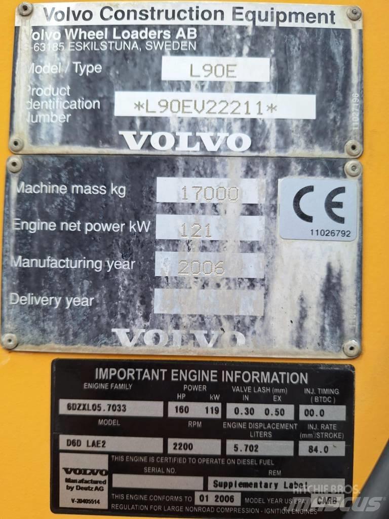 Volvo L 90 E Chargeuse sur pneus