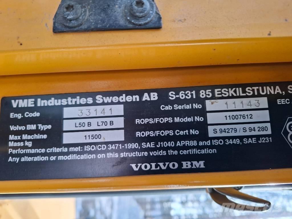 Volvo L70B Chargeuse sur pneus