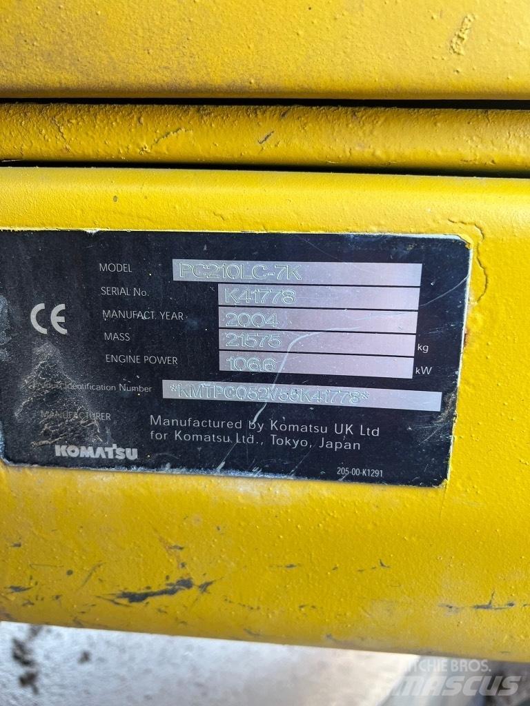 Komatsu PC 210 LC-7K Pelle sur chenilles