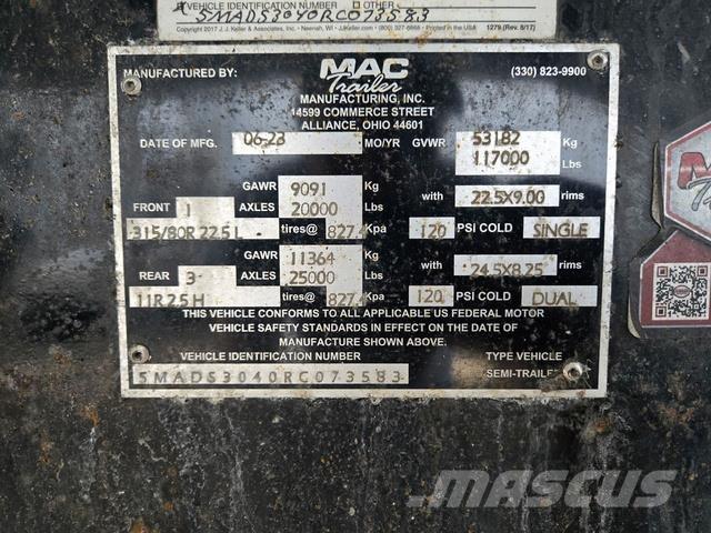 MAC END DUMP Autre remorque