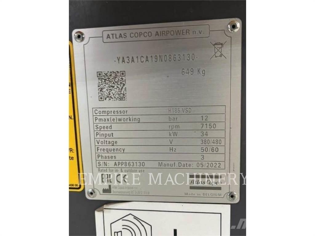 Atlas Copco H185 Compresseur