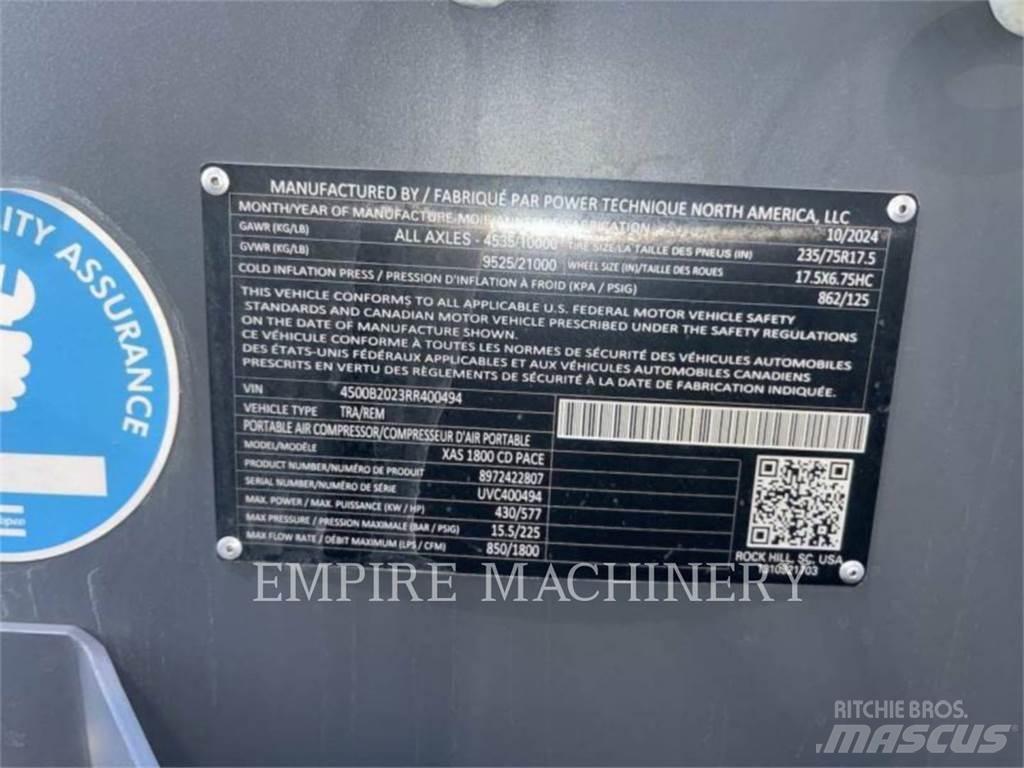 Atlas Copco XAS1800CD Compresseur
