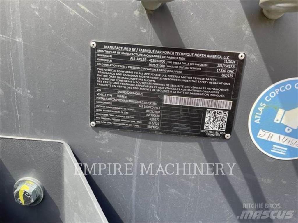 Atlas Copco XAS1800CD Compresseur