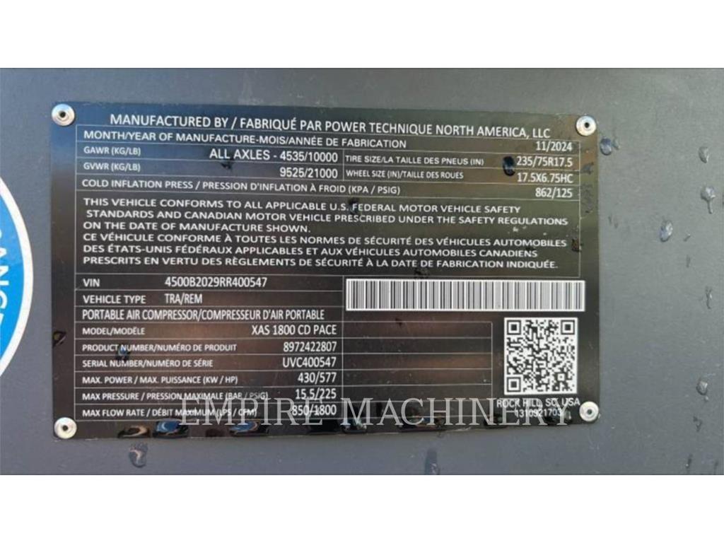 Atlas Copco XAS1800CD Compresseur