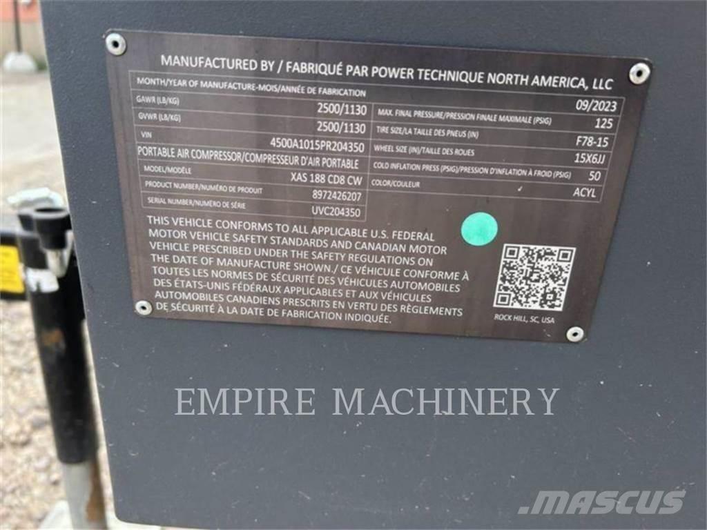 Atlas Copco XAS188CD Compresseur
