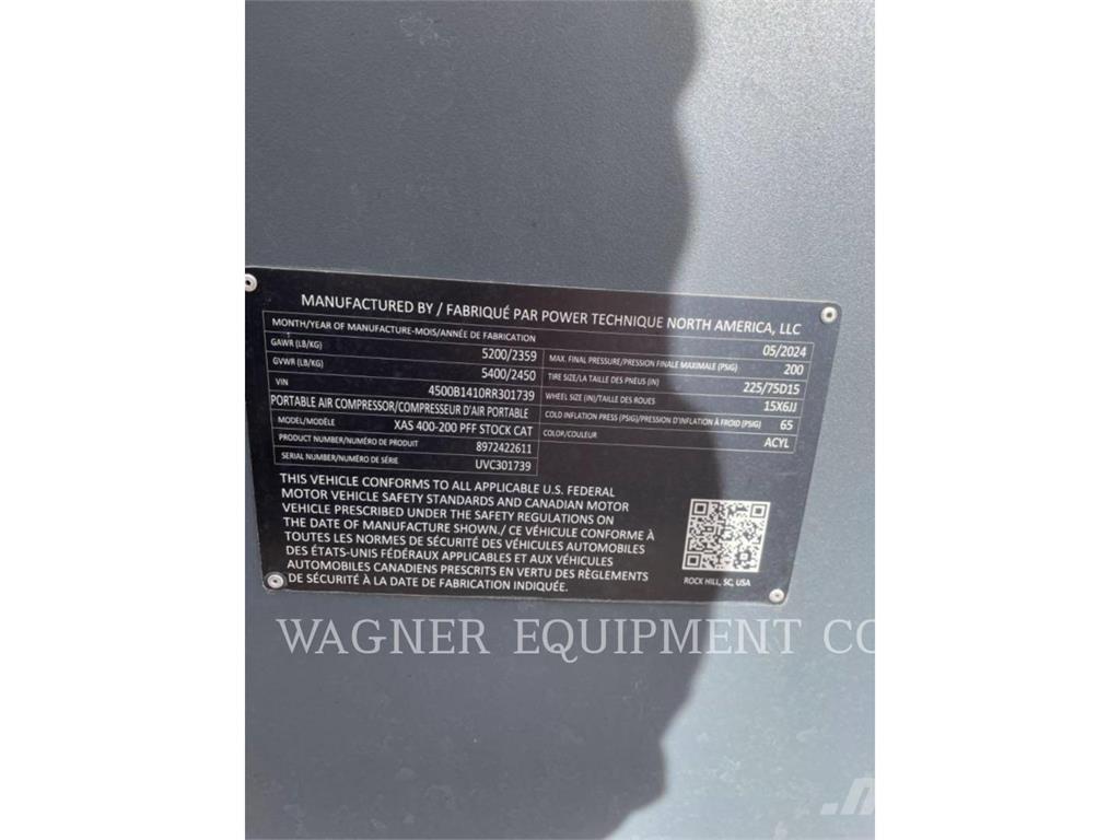 Atlas Copco XAS400 Séchage par Air Comprimé