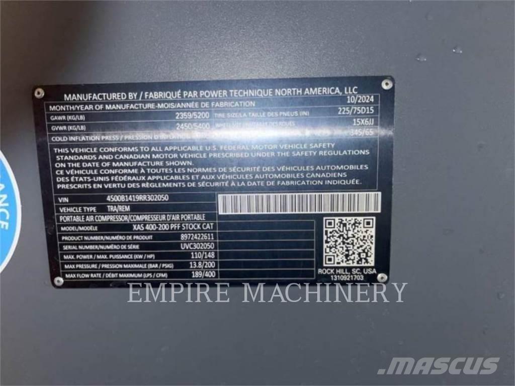 Atlas Copco XAS400CD Compresseur