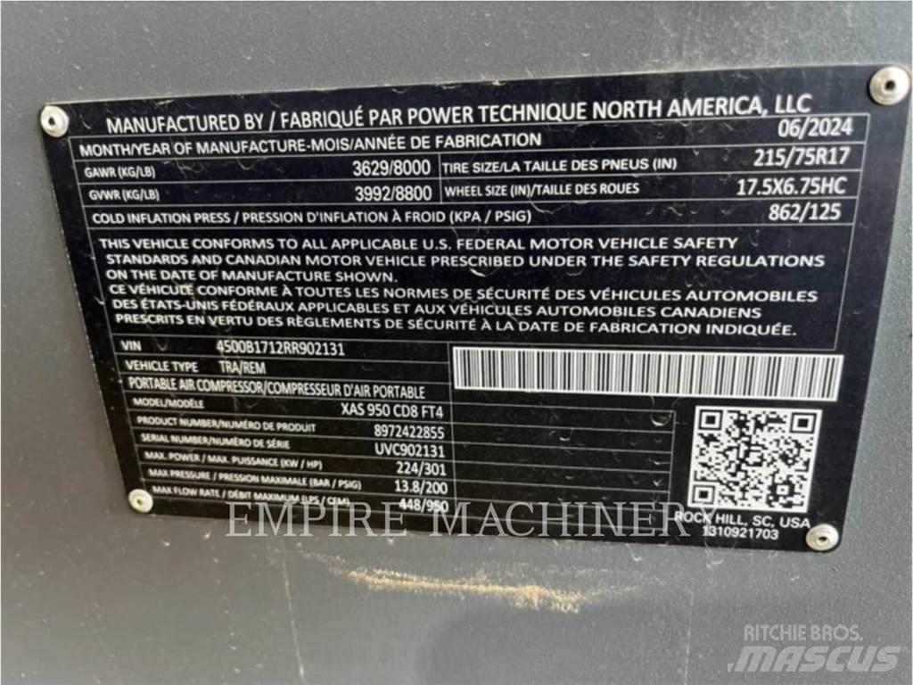 Atlas Copco XAS950CD Compresseur