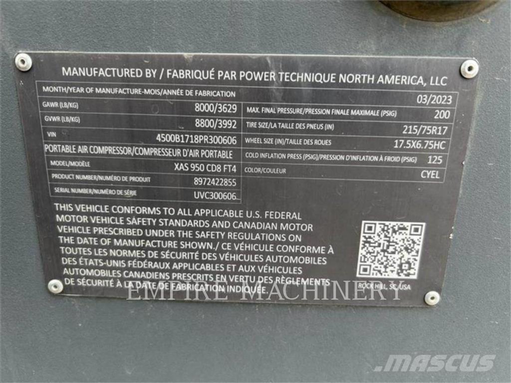 Atlas Copco XAS950CD Compresseur