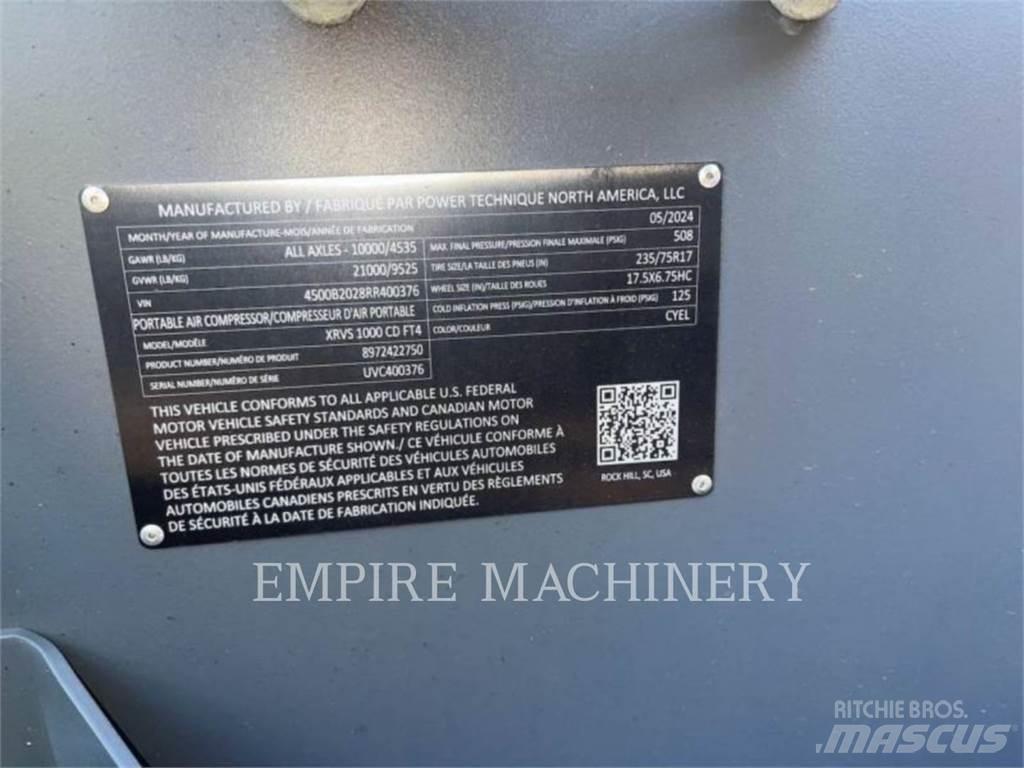 Atlas Copco XRVS1000CD Compresseur