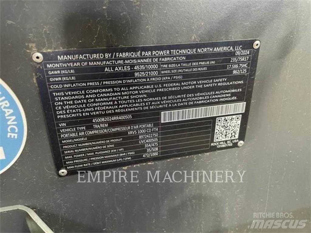 Atlas Copco XRVS1000CD Compresseur