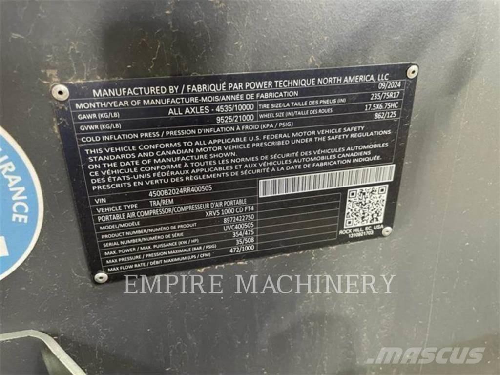 Atlas Copco XRVS1000CD Compresseur