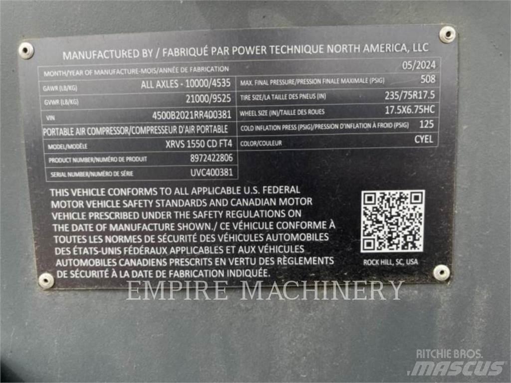 Atlas Copco XRVS1550CD Compresseur