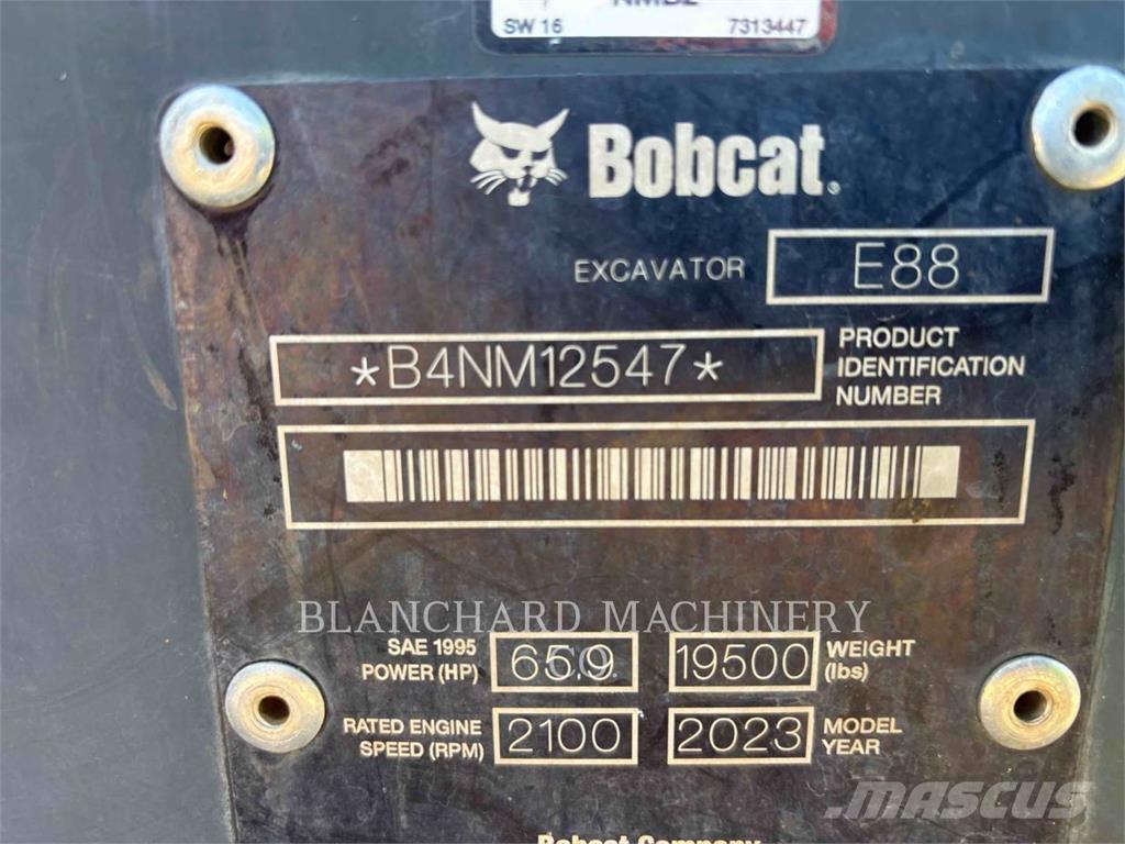 Bobcat E88 Pelle sur chenilles