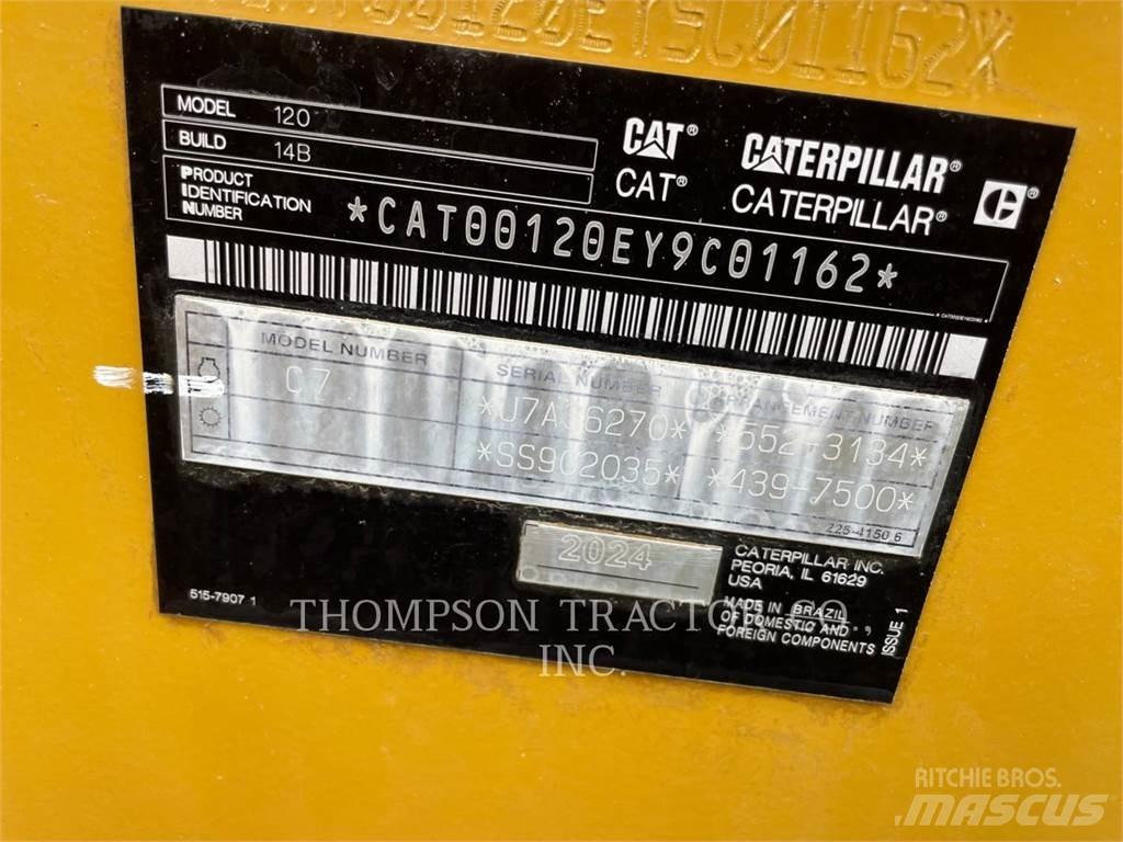 CAT 120 Niveleuse