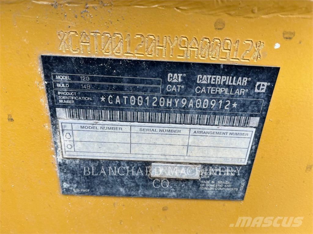 CAT 120 Niveleuse