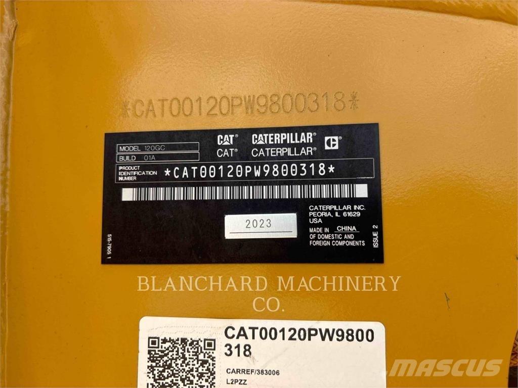 CAT 120-01GC Niveleuse