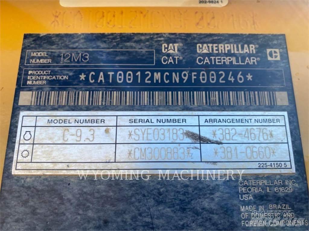 CAT 12M 3 Niveleuse