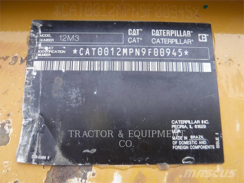 CAT 12M3 Niveleuse