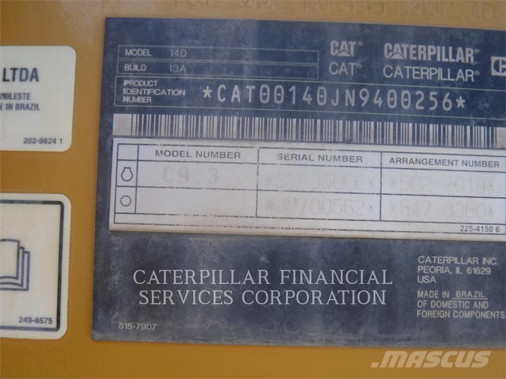 CAT 140-13 Niveleuse