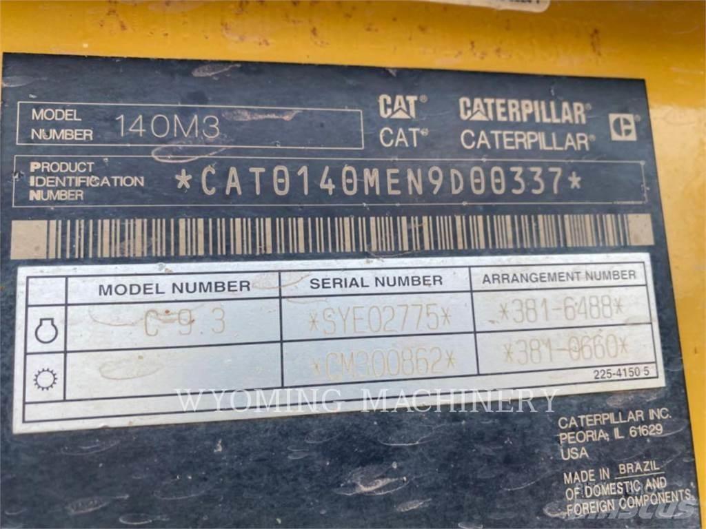 CAT 140M 3 Niveleuse