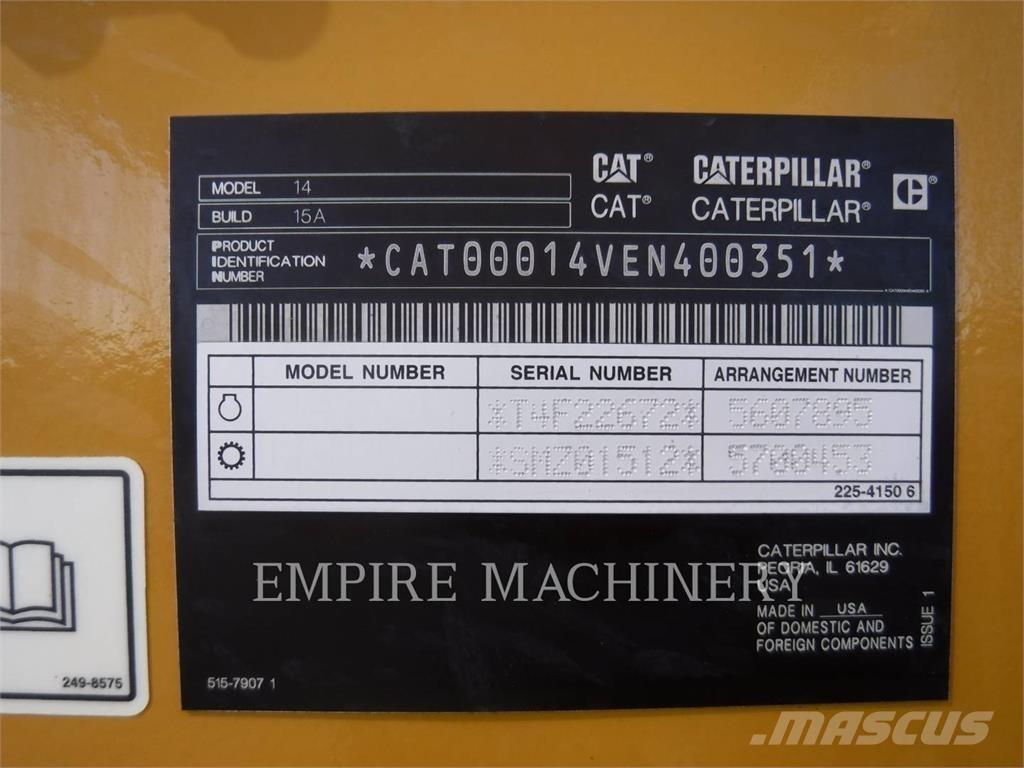 CAT 1415 Niveleuse