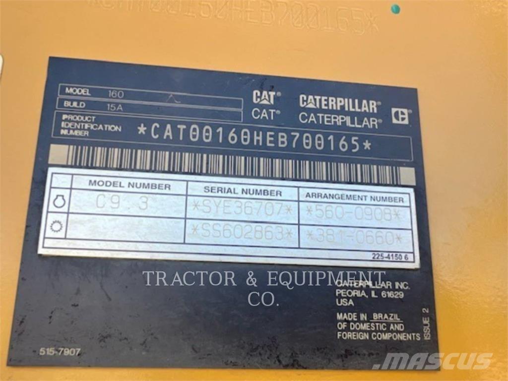 CAT 160-15AWD Niveleuse