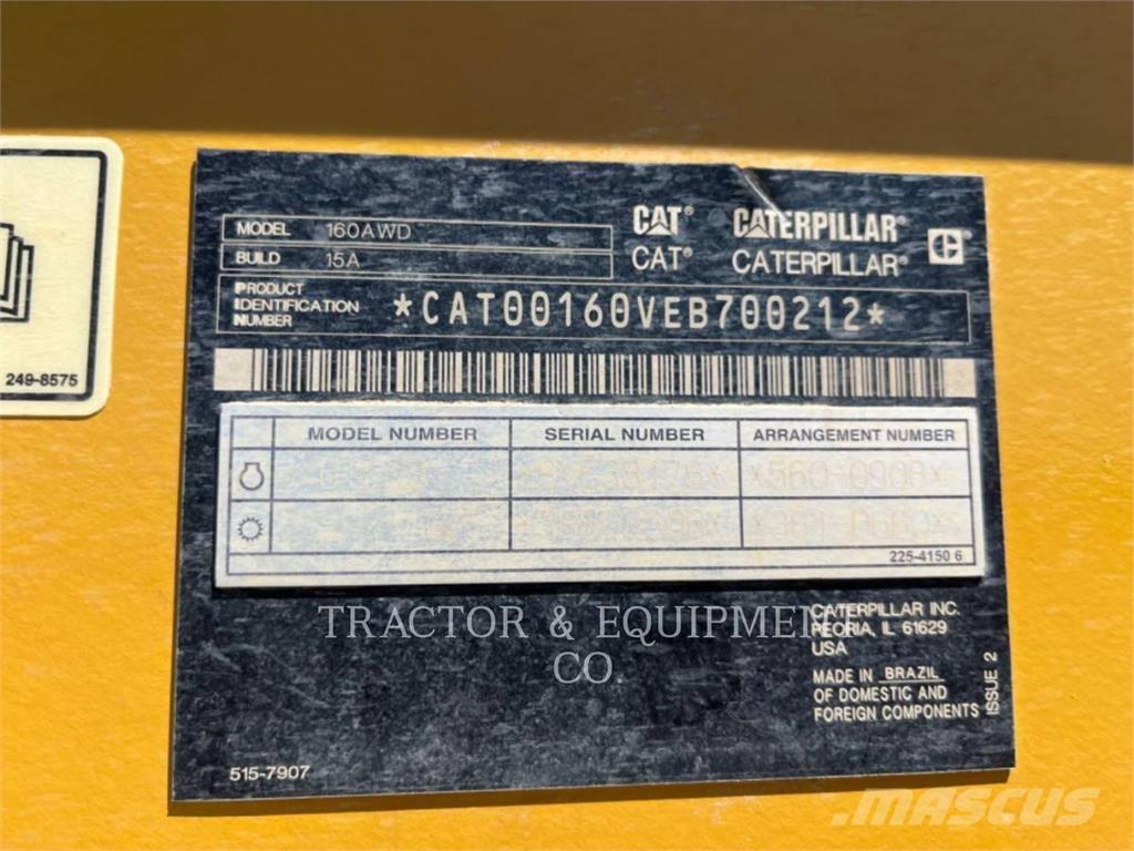 CAT 160 AWD Niveleuse