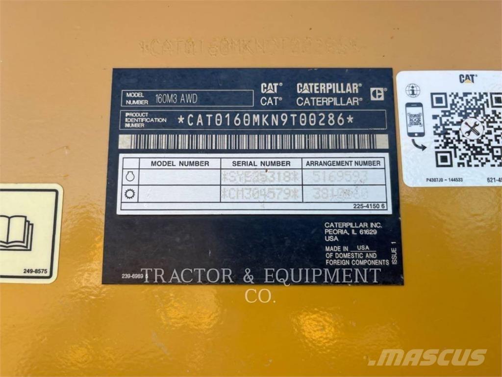 CAT 160M3 AWD Niveleuse