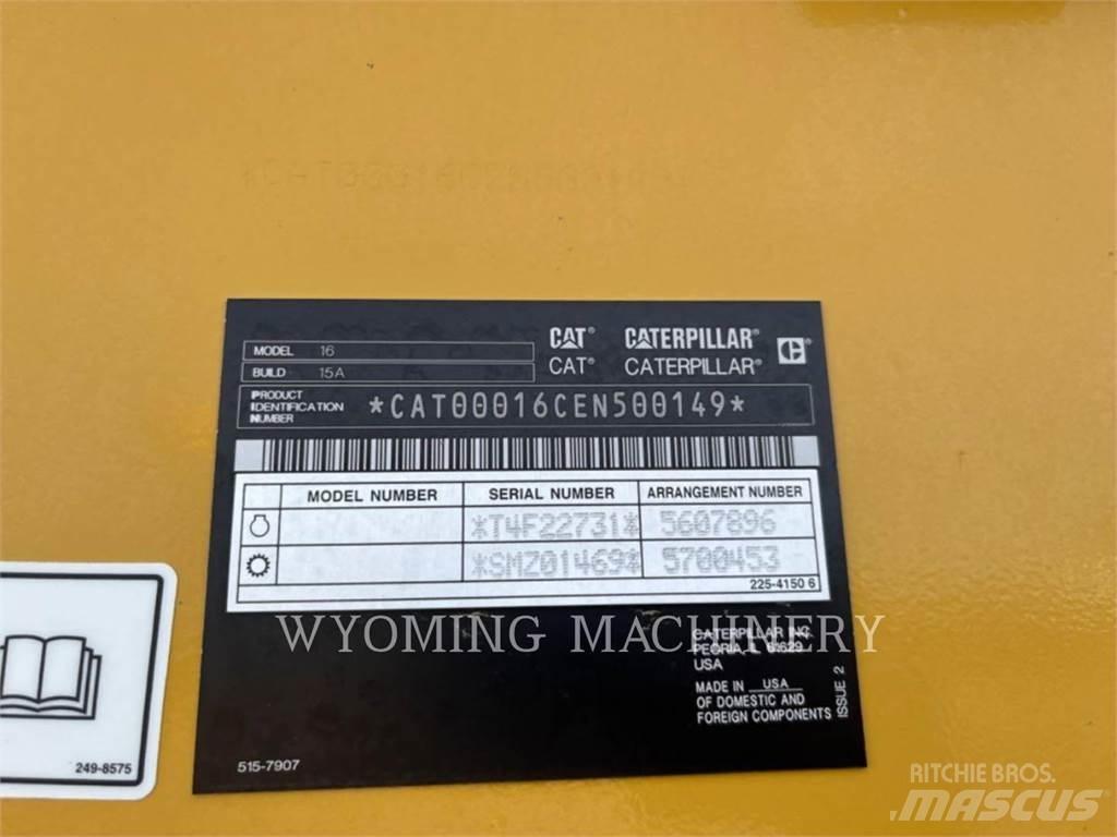CAT 16JOY Niveleuse