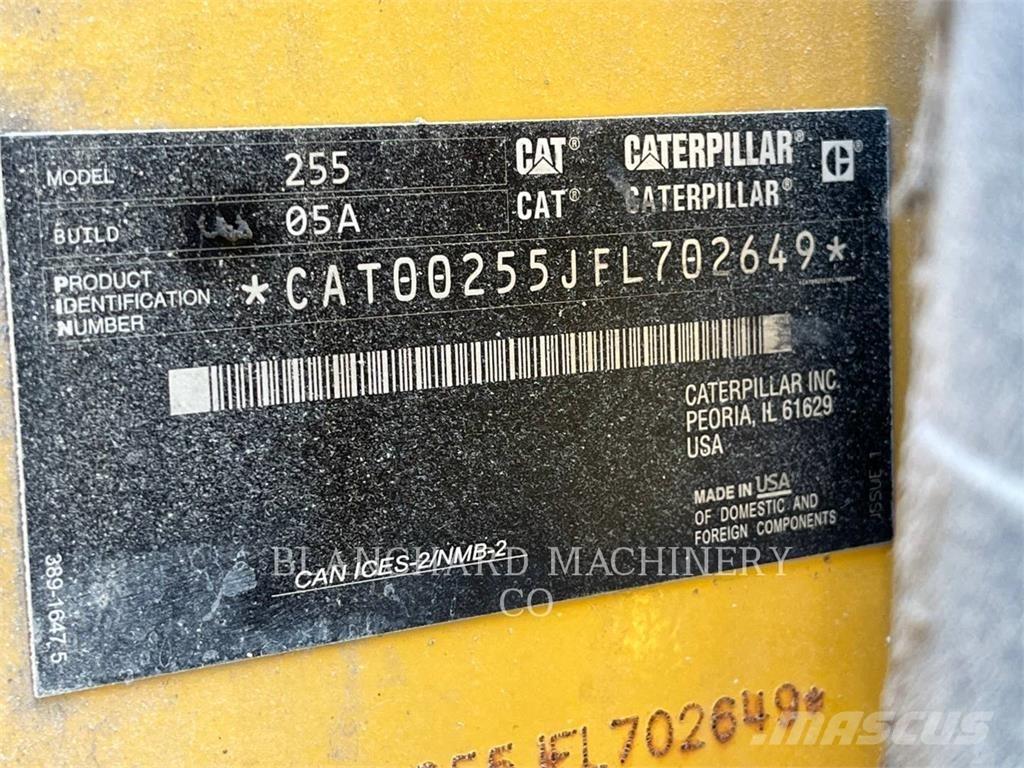 CAT 255 Chargeuse sur chenilles