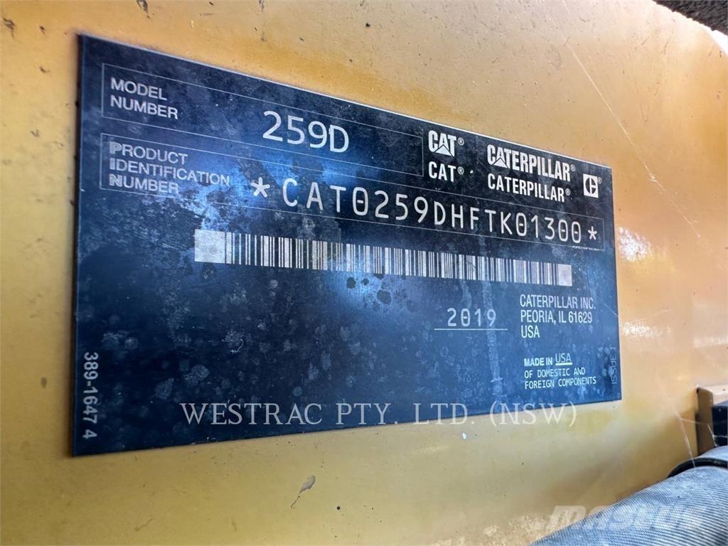 CAT 259D Chargeuse sur chenilles