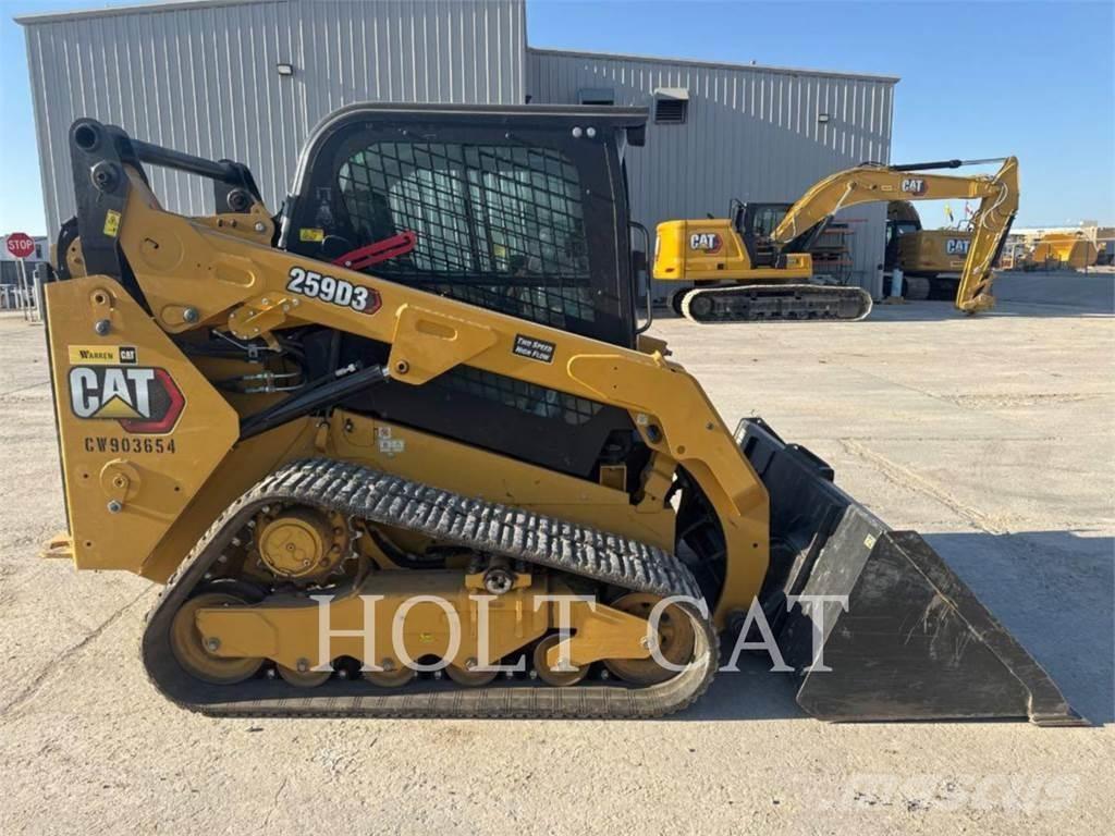 CAT 259D CAB Chargeuse sur chenilles