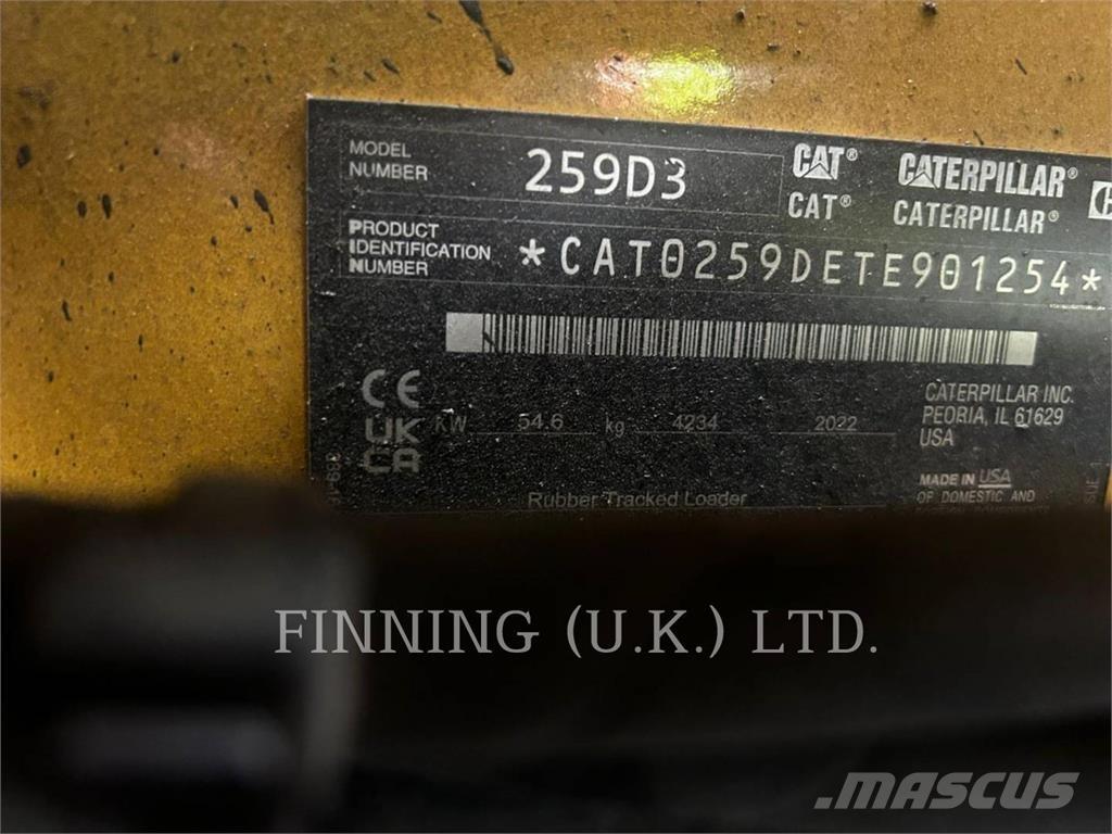 CAT 259D3 Chargeuse compacte