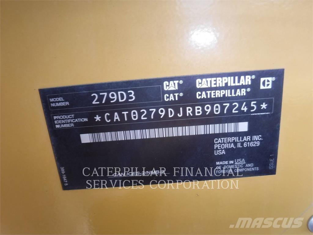 CAT 279D3 Chargeuse sur chenilles