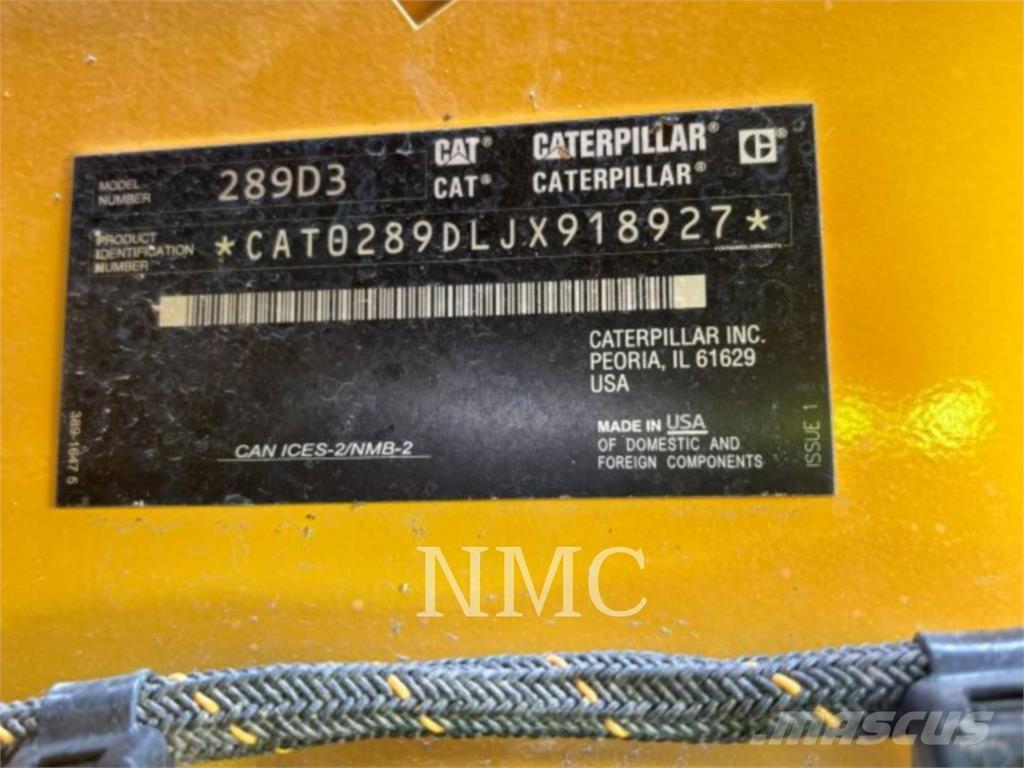 CAT 289D3 Chargeuse sur chenilles
