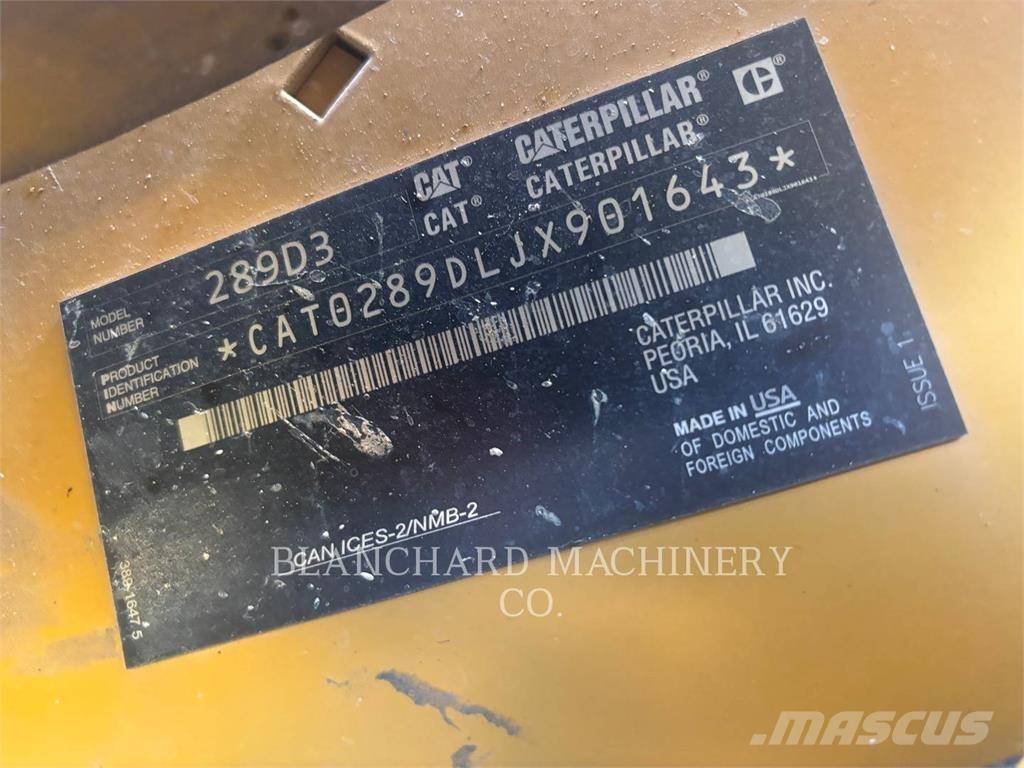 CAT 289D3 Chargeuse sur chenilles