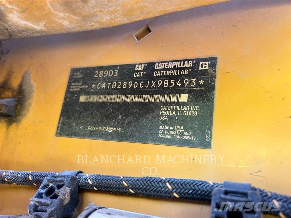 CAT 289D3 Chargeuse sur chenilles
