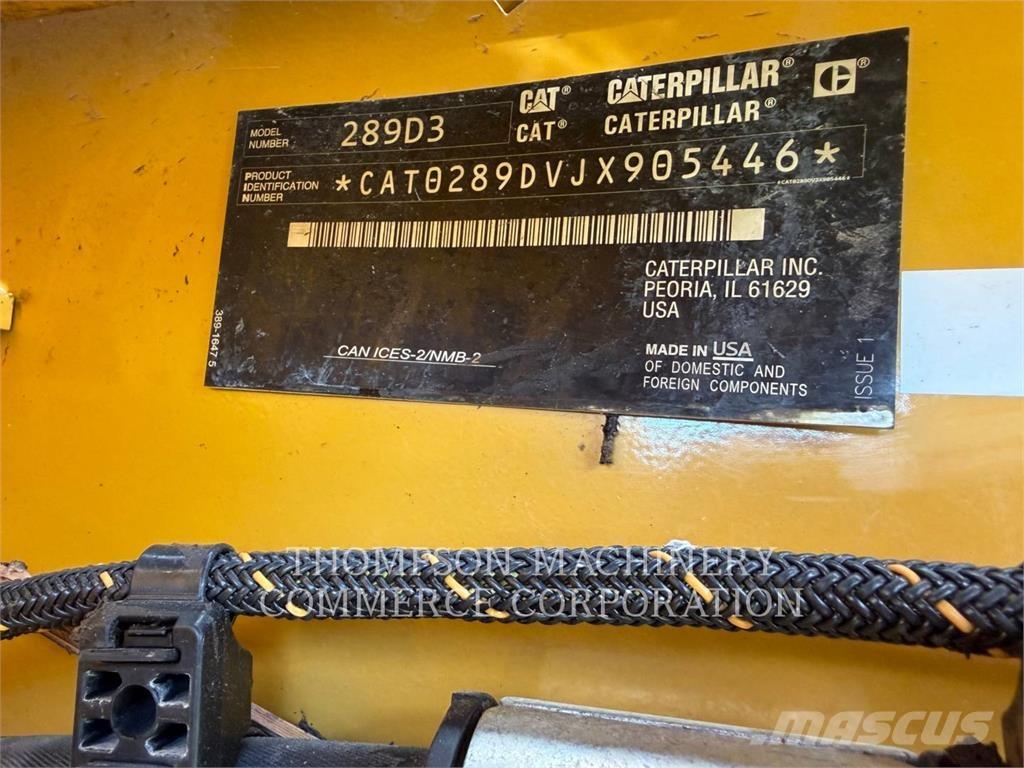 CAT 289D3 Chargeuse sur chenilles