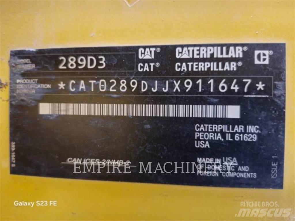 CAT 289D3 CA Chargeuse compacte