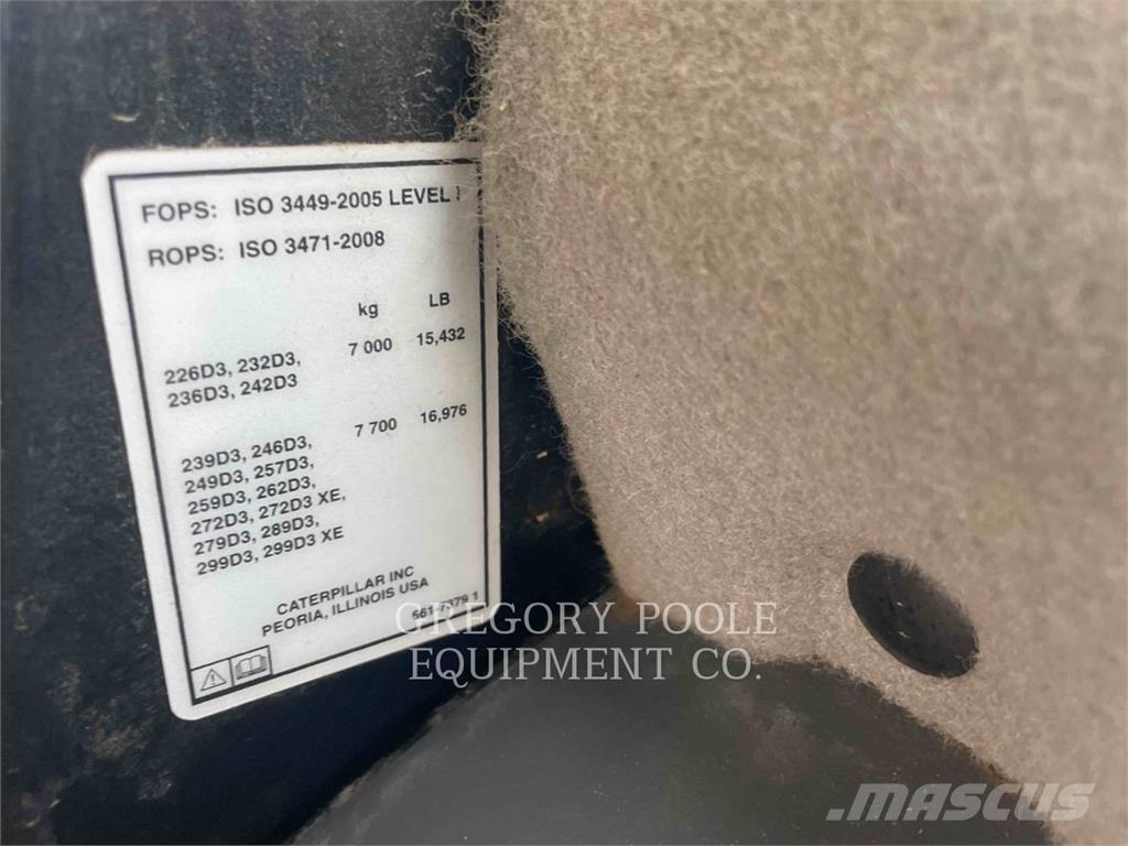 CAT 299D3XE Chargeuse sur chenilles