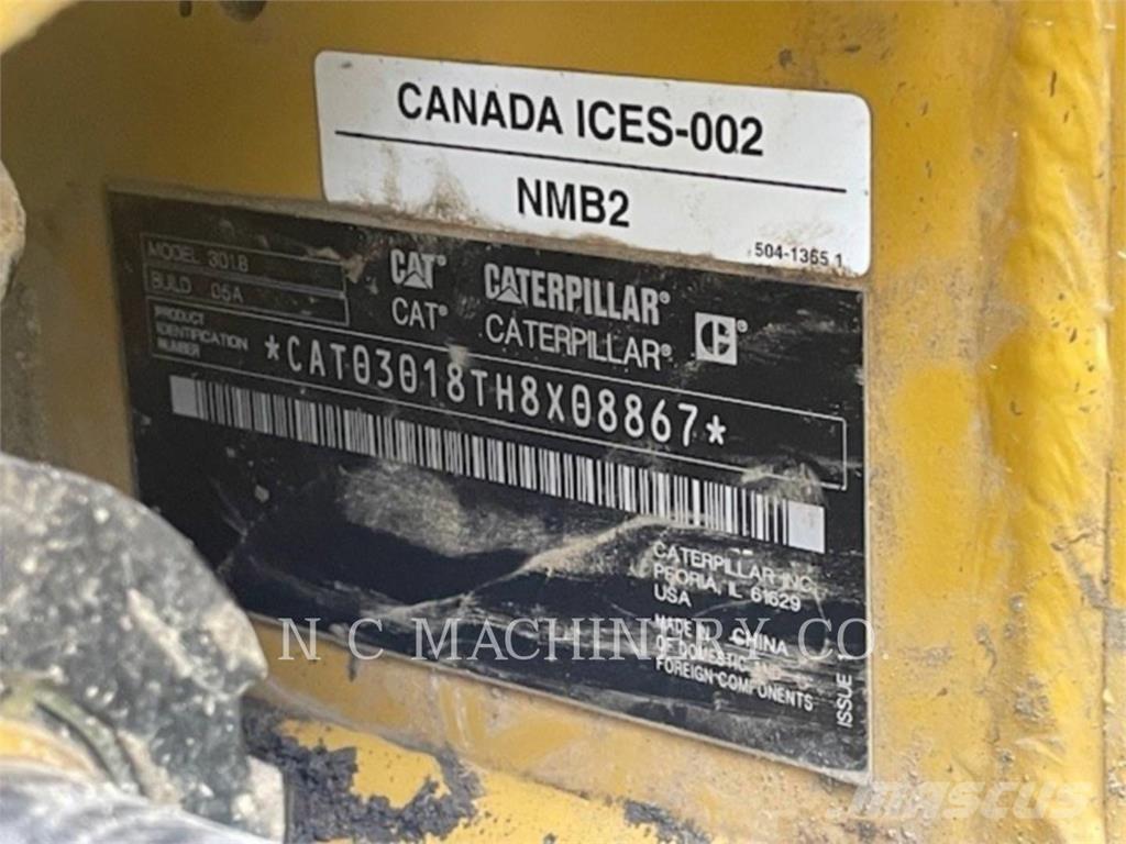 CAT 301.8 CRCB Pelle sur chenilles