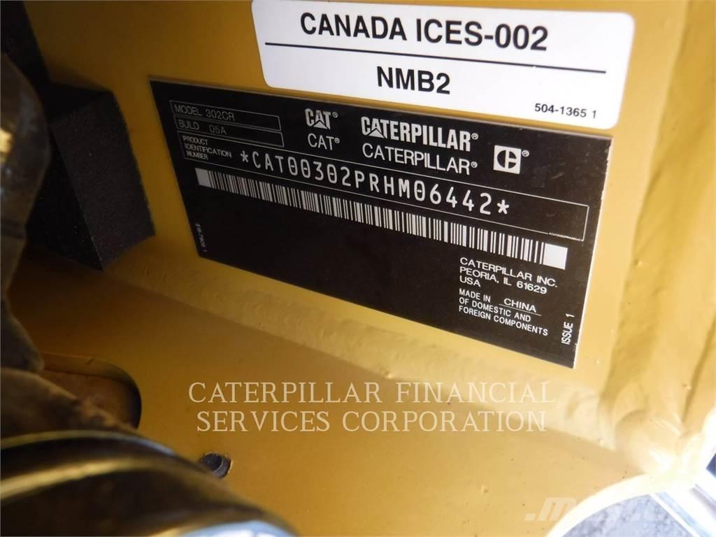 CAT 302-05CR Pelle sur chenilles