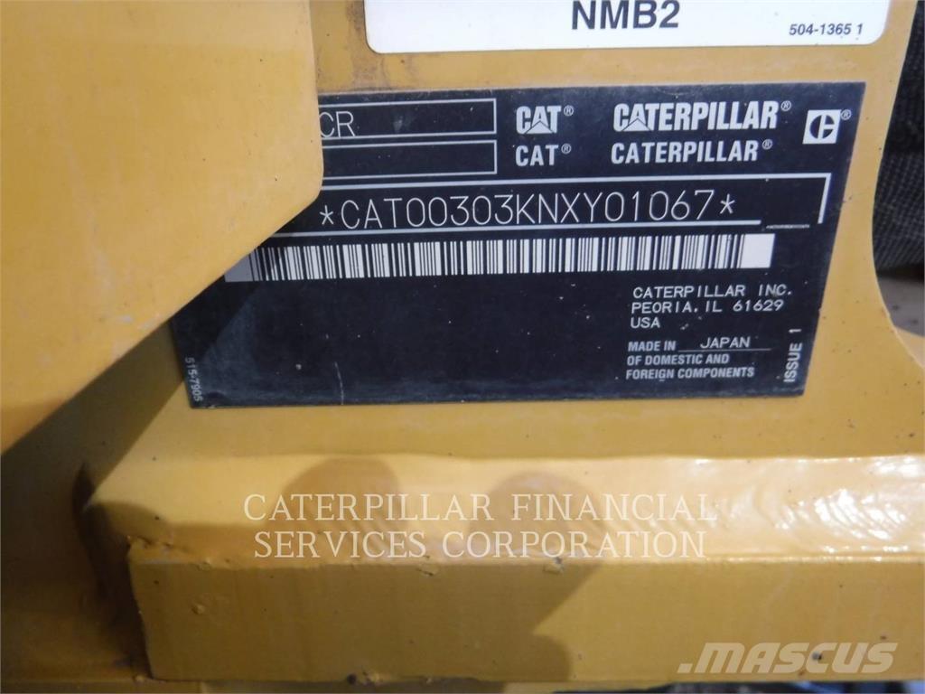 CAT 303-07CR Pelle sur chenilles