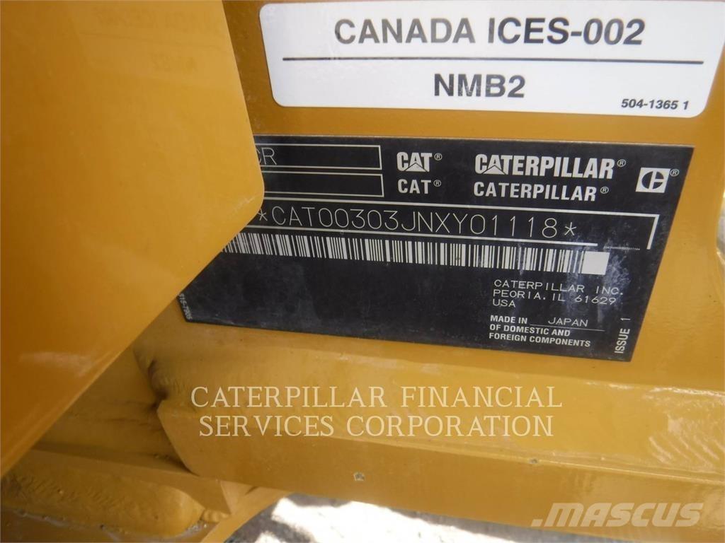 CAT 303-07CR Pelle sur chenilles